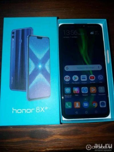 Лот: 13246144. Фото: 1. Продам Honor 8x чёрный рст 4/128... Смартфоны