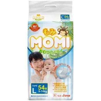 Лот: 9098251. Фото: 1. Подгузники Momi L - (9-14 кг... Детская гигиена
