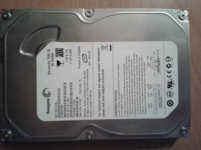 Лот: 3606349. Фото: 1. Винчестер 80Гб Seagate Barracuda... Жёсткие диски (HDD)