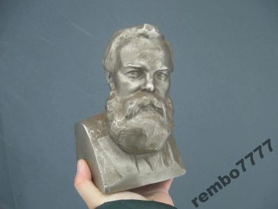 Лот: 5824255. Фото: 1. бюст.энгельс.22см.соцреализм.ссср... Скульптуры
