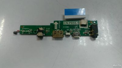 Лот: 8027712. Фото: 1. Платка с разъемами и шлейфом DNS... Запчасти для планшетов