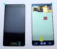 Лот: 7101533. Фото: 1. Модуль Samsung A500 черный ORIG... Дисплеи, дисплейные модули, тачскрины
