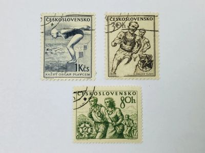 Лот: 23593842. Фото: 1. Спорт. Эмиль Затопек. Туризм... Марки