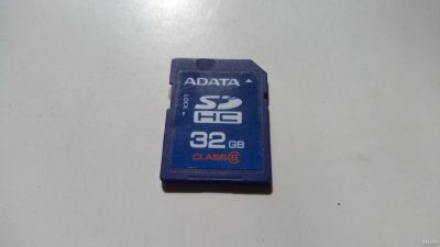 Лот: 16366581. Фото: 1. SDHC card ADATA 32Gb class6. Карты памяти