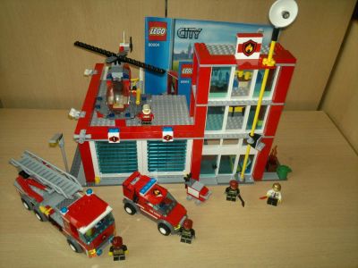 Лот: 4720876. Фото: 1. Лего Lego City 60004 Пожарная... Конструкторы