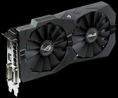 Лот: 15943047. Фото: 1. Видеокарта Asus Strix RX 470 4... Видеокарты