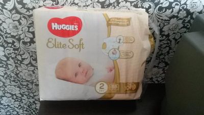 Лот: 9961463. Фото: 1. Подгузники Хаггис Huggies Elite... Детская гигиена