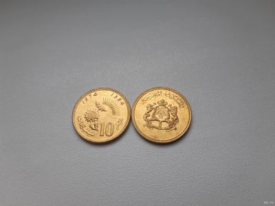 Лот: 18476017. Фото: 1. Марокко 10 сантимов 1974 без обращения... Африка