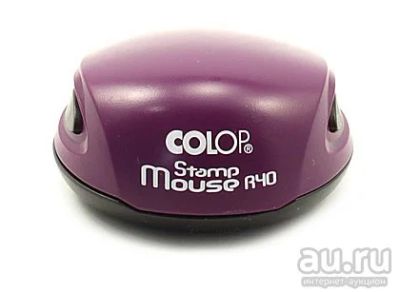 Лот: 14071909. Фото: 1. Colop Stamp Mouse R40 (цвет: фиолетовый... Печати, штампы, оснастки