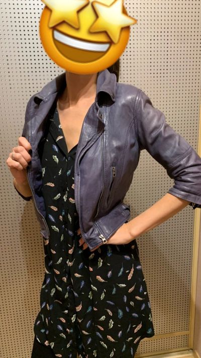 Лот: 12629181. Фото: 1. Куртка женская из экокожи Bershka. Верхняя одежда