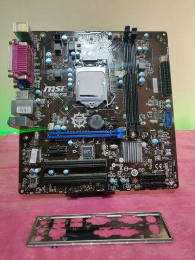 Лот: 23528027. Фото: 1. Мат. плата MSI H81M-P32/LGA1150... Материнские платы