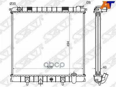 Лот: 21838503. Фото: 1. Радиатор Land Rover Range Rover... Другое (автозапчасти)