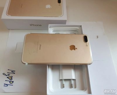Лот: 13868995. Фото: 1. IPhone 7 Plus Gold Золото 128... Смартфоны