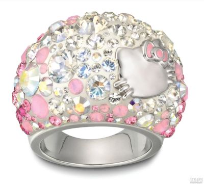 Лот: 13968844. Фото: 1. Кольцо Swarovski оригинал. Кольца, перстни