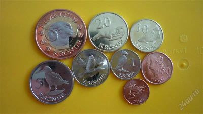 Лот: 1881001. Фото: 1. Красивые монеты - Фарерские острова... Европа
