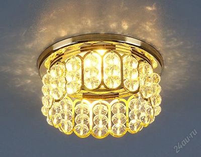 Лот: 2820434. Фото: 1. Светильник точечный 7241 золото... Другое освещение
