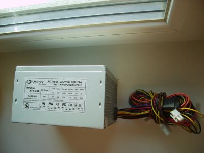 Лот: 4781162. Фото: 1. Блок питания Velton 350W (рабочий... Корпуса, блоки питания