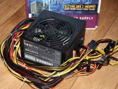 Лот: 9386506. Фото: 1. Cooler Master Thunder 700W(новый... Корпуса, блоки питания