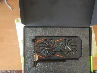 Лот: 15919816. Фото: 1. Видеокарта gigabate 1060 3GB. Видеокарты