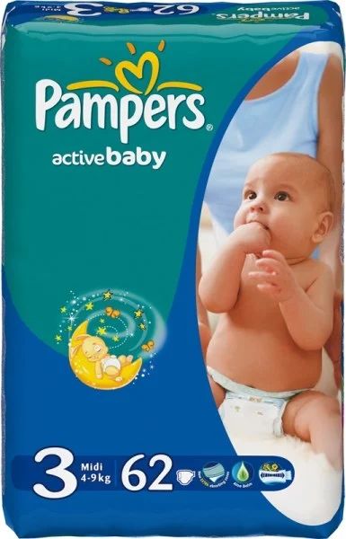 Лот: 4049664. Фото: 1. Подгузники Pampers Active baby-dry... Детская гигиена