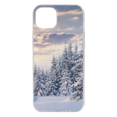 Лот: 25043868. Фото: 1. Чехол Krutoff Clear Case "Снежный... Чехлы, бамперы