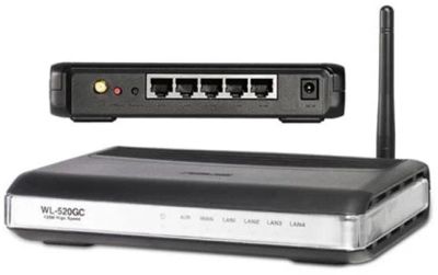 Лот: 4100606. Фото: 1. Роутер ASUS WL-520GC. Маршрутизаторы (роутеры)