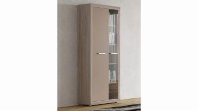 Лот: 23759964. Фото: 1. Шкаф двухдверный со стеклом Tiss... Шкафы, шкафы-купе