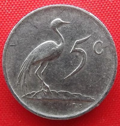 Лот: 3344366. Фото: 1. (№3186) 5 центов 1976 (ЮАР). Африка