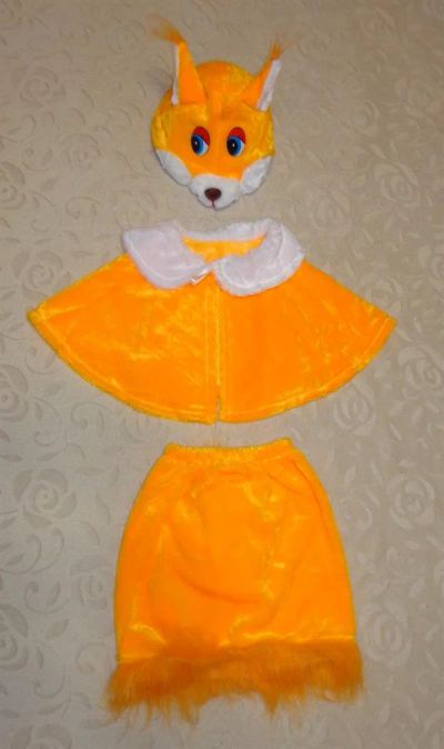 Лот: 3513810. Фото: 1. Новогодний костюм "Белочка" (116-122... Детские карнавальные, праздничные костюмы