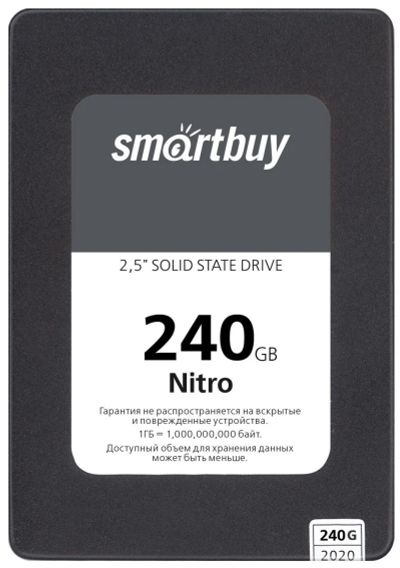 Лот: 17388915. Фото: 1. 240 ГБ SSD-накопитель Smartbuy... SSD-накопители