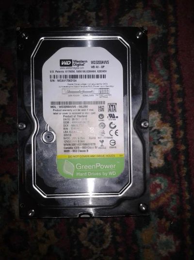 Лот: 3256690. Фото: 1. жесткий диск (винчестер) Western... Жёсткие диски (HDD)
