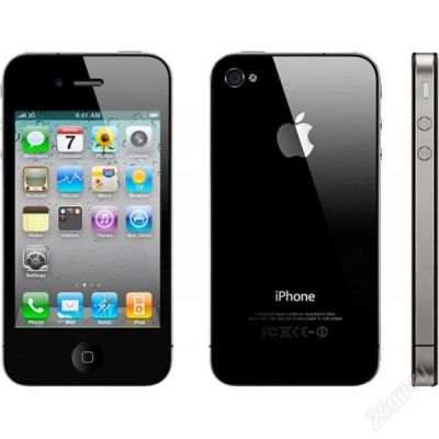 Лот: 2555876. Фото: 1. iphone 4 S 16 черный. Смартфоны