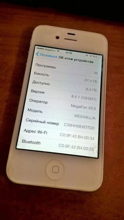 Лот: 7303023. Фото: 1. Apple Iphone 4s 32Gb белый. Смартфоны