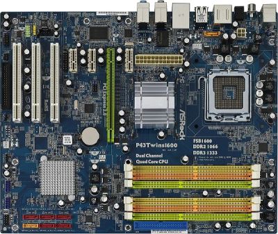 Лот: 3853267. Фото: 1. asrock p43twins1600 Процессор... Материнские платы