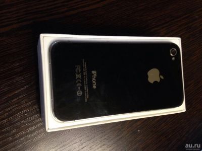 Лот: 8711090. Фото: 1. iPhone 4 black 16gb. Смартфоны