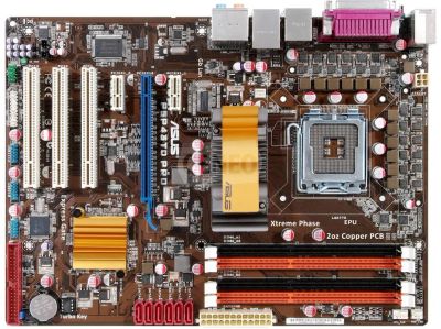 Лот: 6844329. Фото: 1. Asus P5P43TD. Материнские платы