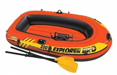 Лот: 22366226. Фото: 1. Надувная лодка Intex Explorer... Другое (водный спорт)