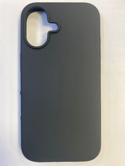 Лот: 24075045. Фото: 1. Чехол Soft Touch iPhone 16 Черный... Чехлы, бамперы