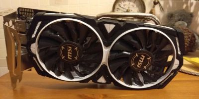 Лот: 17115445. Фото: 1. Radeon Rx 470 MSI ARMOR. Видеокарты