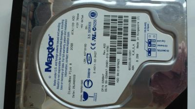 Лот: 10191613. Фото: 1. Жесткий диск 20 Гб Maxtor. Жёсткие диски (HDD)