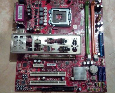 Лот: 9413273. Фото: 1. Материнская плата MSI 945GCM5... Материнские платы