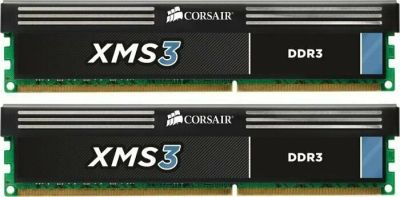 Лот: 18617029. Фото: 1. 4Gb (2x2GB) DDR3 Corsair XMS3... Оперативная память