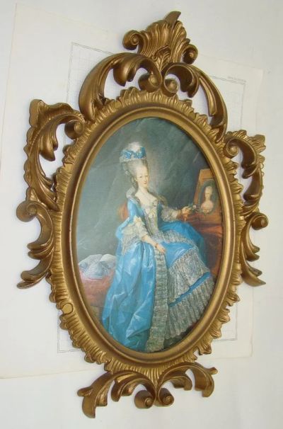Лот: 18941082. Фото: 1. Репродукция в большой рамке (Z192... Другое (антиквариат)