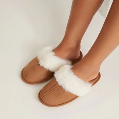 Лот: 25276678. Фото: 1. Тапочки Comfy, бежевые. Другое (женская обувь)