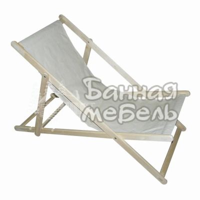 Лот: 8999388. Фото: 1. Шезлонг раскладной тканевый. Банные принадлежности