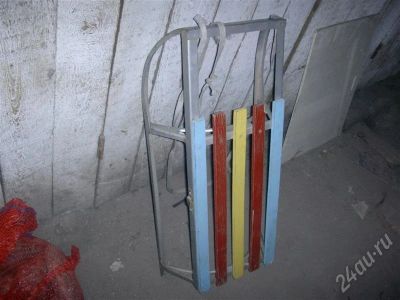 Лот: 661359. Фото: 1. Санки со сьемной спинкой. Другое (дети растут)