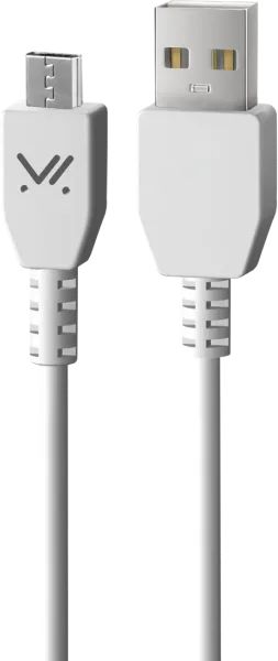 Лот: 22219404. Фото: 1. Кабель Vertex USB-micro USB, белый. Дата-кабели, переходники