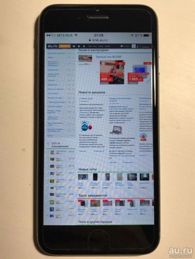 Лот: 8958580. Фото: 1. Apple iPhone 6 64gb серый космос... Смартфоны