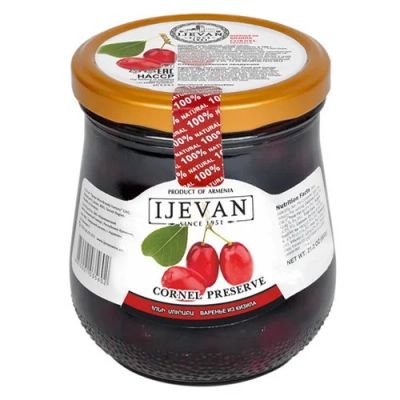 Лот: 11701554. Фото: 1. Варенье из кизила «Ijevan», 600... Домашние заготовки