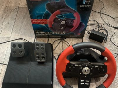 Лот: 18740251. Фото: 1. Игровой руль Logitech Formula... Рули, джойстики
